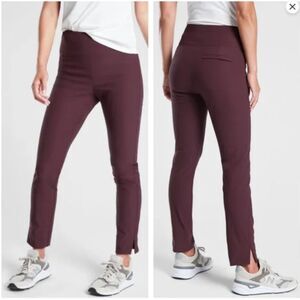 Athleta WANDER SLIM ANKLE PANT in Antique Burgundy Size 2